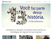 Tablet Screenshot of ninecon.com.br